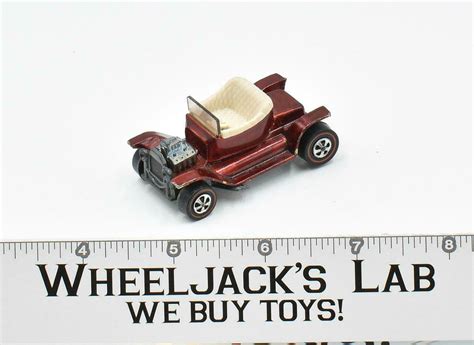 Hot Heap Red Redline Hot Wheels Mattel Vintage Redline Rl Wheeljack S Lab