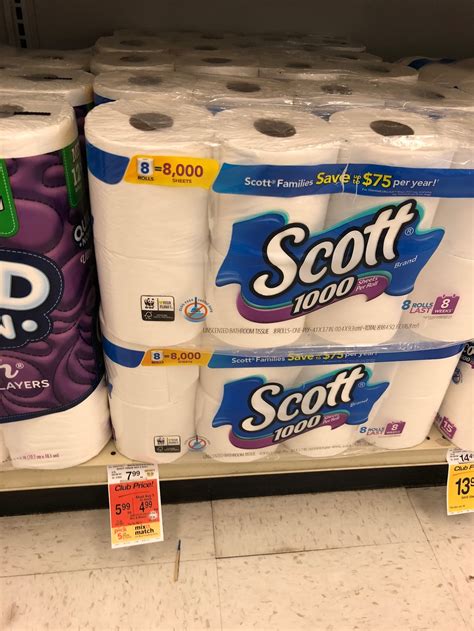 Scott Paper Products Just $3.99 With Coupon and Sale at Safeway - Super