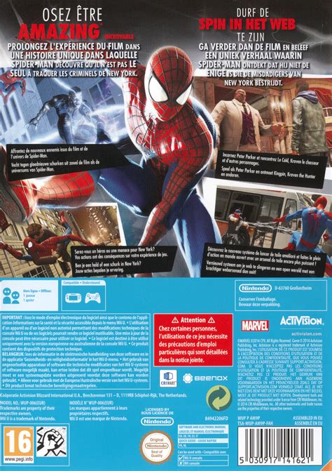 Amazing Spider Man 2 Game Ps4 Cover