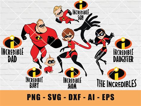 The Incredibles Svg Svg Files For Cricut Disney Christmas Svg Disney