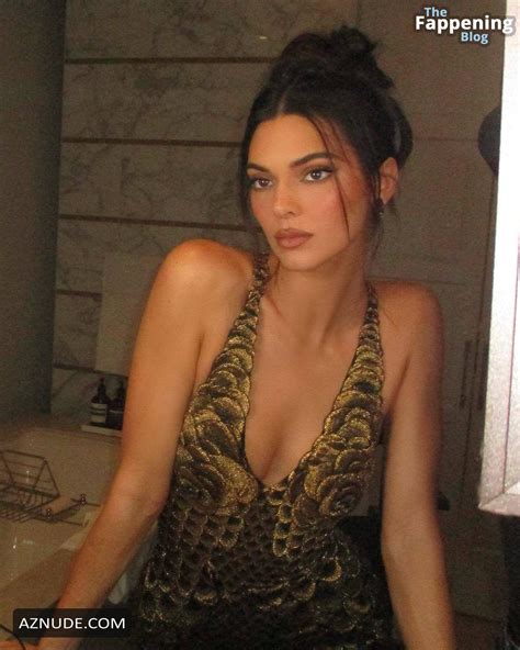 Kendall Jenner Sexy Shows Off Her Hot Boobs And Slender Figure In Instagram Photos Aznude