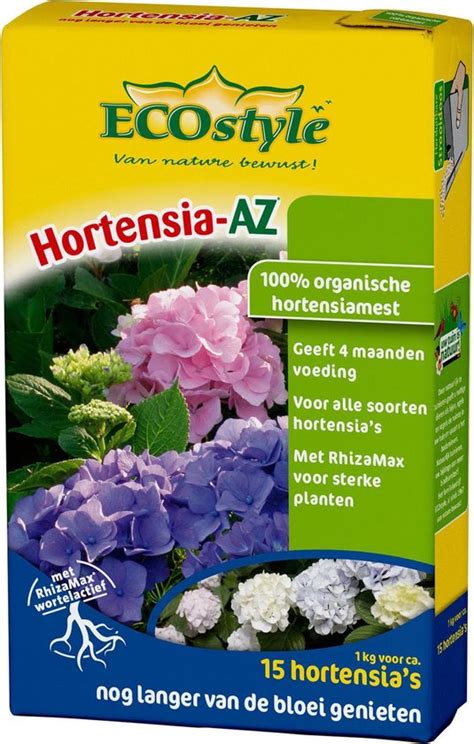 Ecostyle Hortensia Az Kg Hortensia Meststof Voor Ca Hortensia