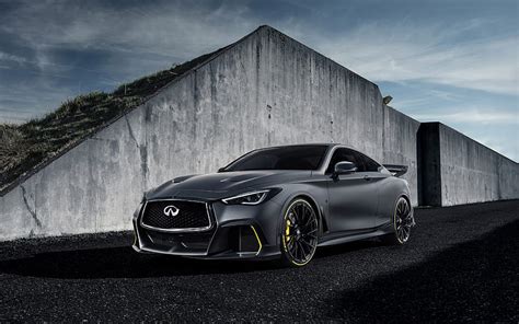 Infiniti Q Project Black S Concept Sports Car Gray Matt Q