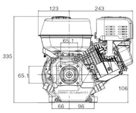 Silnik Spalinowy Loncin G Fd A Wa Mm Produkty Silniki