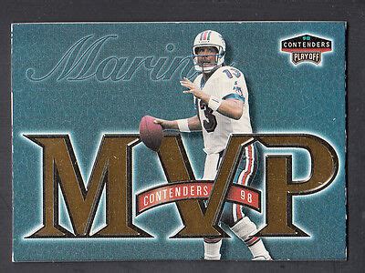 Dan Marino 1998 Playoff Contenders MVP card #13 Dolphins | eBay