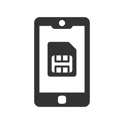 Premium Vector Mobile Sim Icon