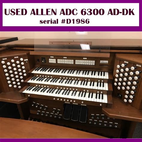 Sold Used Allen Organ Pre Owned Organs For Sale In Michigan