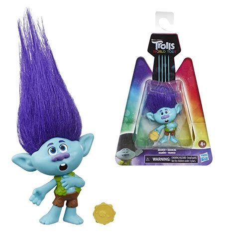 Trolls World Tour Spotlight Branch Small Dolls Collectible Figure