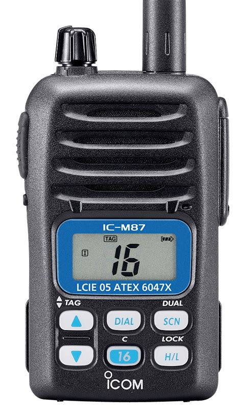 Walkie ICOM ATEX Y De Marina IC M87 Canales INT Y 22 PMR