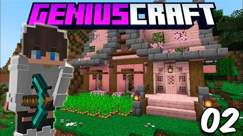 Fiz Minha Primeira Casa No Minecraft Genius Craft Youtube