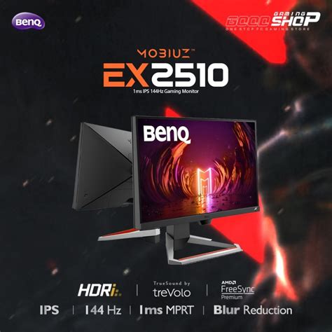 Jual Monitor 144Hz BenQ MOBIUZ EX2510 / EX-2510 24.5 inch 1ms IPS HDR ...