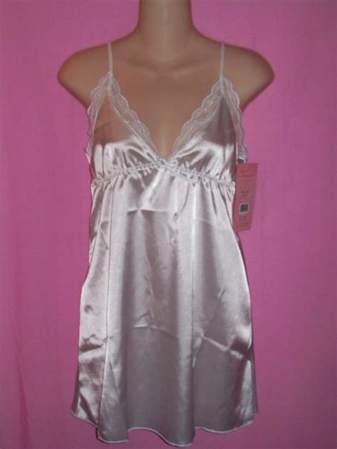 Seven Til Midnight Lingerie Flawless Satin Chemise Sleepwear Naughty