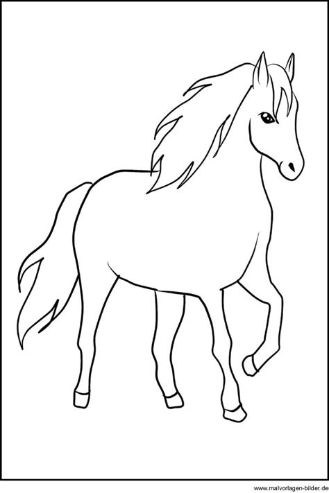 Pferd - Window Color Vorlage zum Ausdrucken