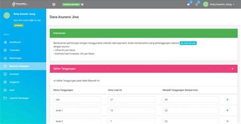 Studi Kasus Menghitung Uang Pertanggungan Asuransi Jiwa