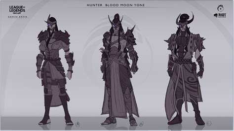 ArtStation - Yone Blood Moon skin concept, David Garcia | Blood moon ...