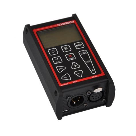 Swisson Xmt 350 Dmx Tester And Rdm Controller Kit