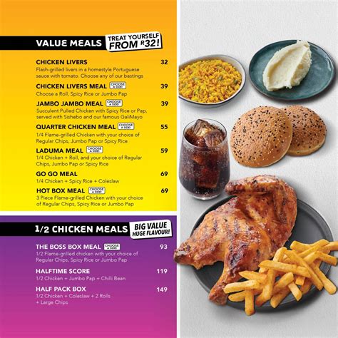 Galitos Menu Prices Sa S Latest Update