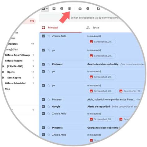 C Mo Borrar Varios Correos A La Vez O Masivamente Gmail Solvetic
