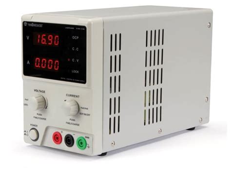 Velleman LABPS3005 DC LAB POWER SUPPLY 0 30 VDC 5 A MAX DUAL LED