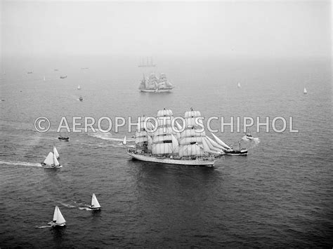 Aerophotostock Ijmuiden Tallship De Dar Pomorza Sail Amsterdam