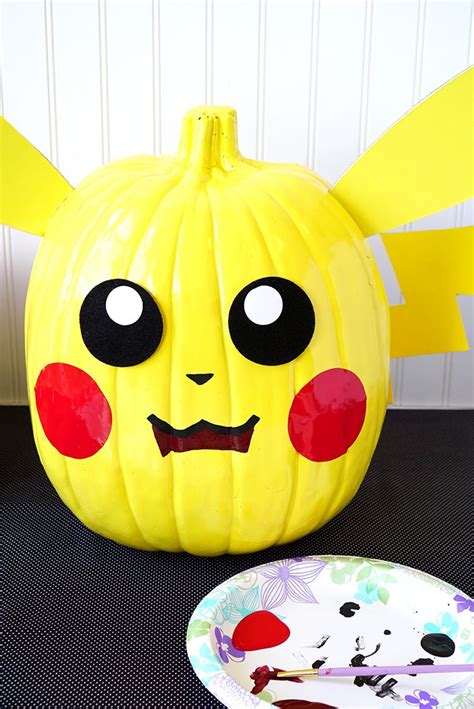 Pokemon Painted Pumpkins