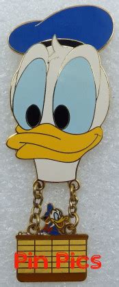 Pp Wdw Donald Duck Hot Air Balloon Dangle Pinpics