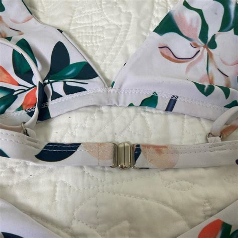 Zaful Floral Bikini Worn A Bit No Signs Of Wear Depop