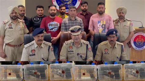 Jalandhar Police Bust Gang Operation Arrests Notorious Criminals