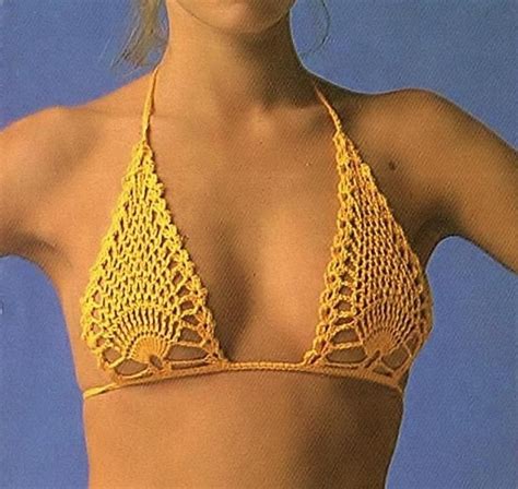 Bikini Top Pineapple Motif Styles Bikini Bottoms Crochet Etsy Artofit