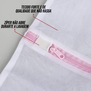 Kit Sacos Lavar Roupas Protetor Lingerie Roupa Ntima Tecido Delicado Papa Bolinha M Quina