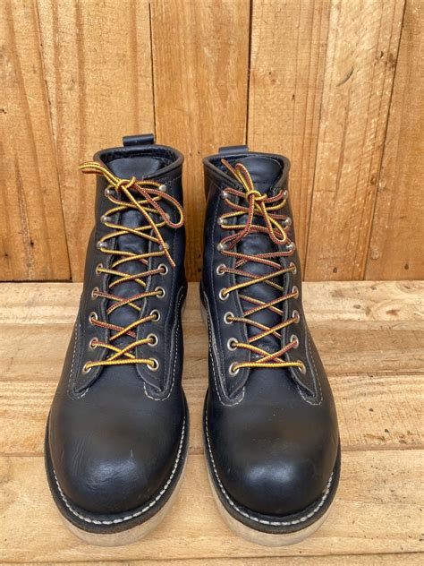 Red Wing Work Boots 2913 6 LINEMAN Boots Black Chrome - Etsy