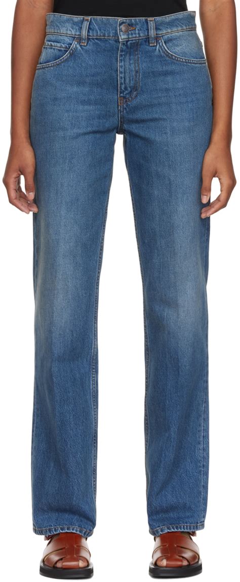 The Row Indigo Carlyl Jeans Editorialist