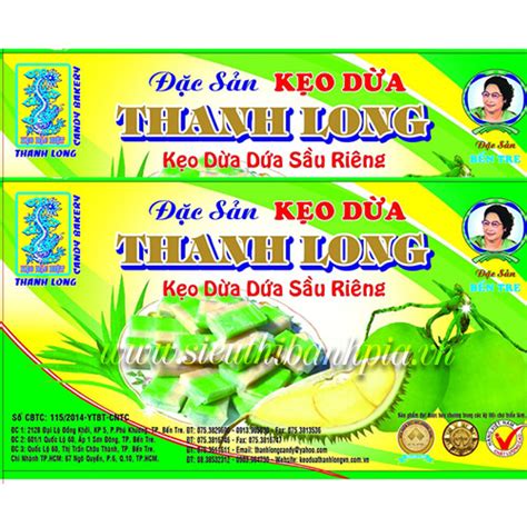 keo dua dua sau rieng sieu thi banh pia soc trang