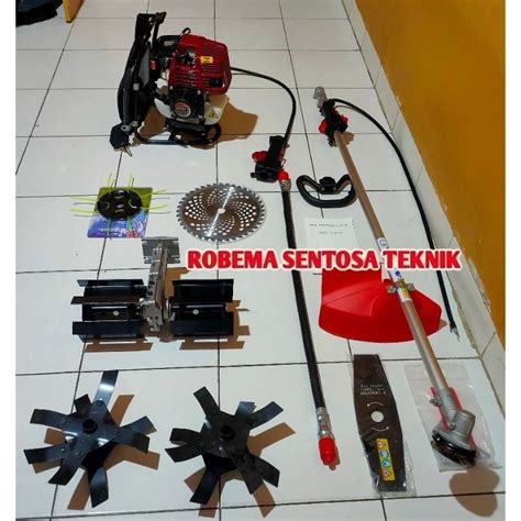 Jual MESIN POTONG RUMPUT 4 TAK GX 35 MODEL HONDA 5 JENIS MATA PISAU