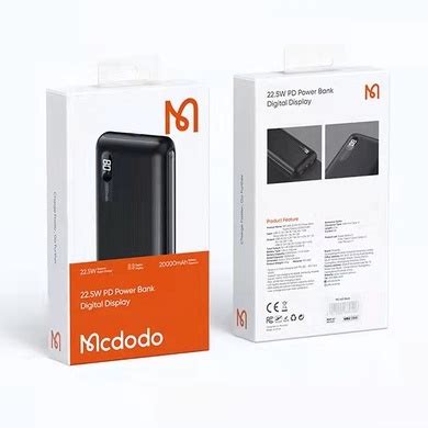 MCDODO 22 5W PD POWER BANK DIGITAL DISPLAY Shopee Malaysia