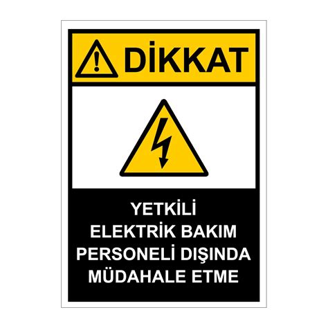 Yetkili Elektrik Bak M Personeli D Nda M Dahale Etme G Venli I