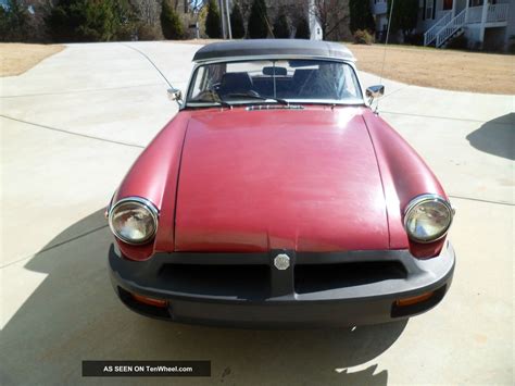 1977 Mg Mgb Mk Iv Convertible 2 Door 1 8l