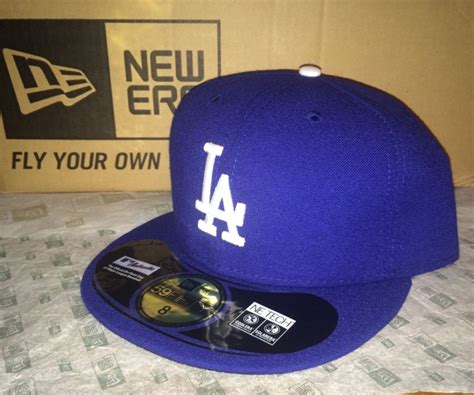 New Era Fifty La Los Angeles Dodgers Authentic Size Mlb Baseball Cap