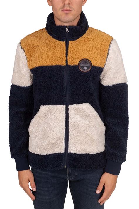 NAPAPIJRI - Men's colorblock fleece Taralga sweatshirt | eBay