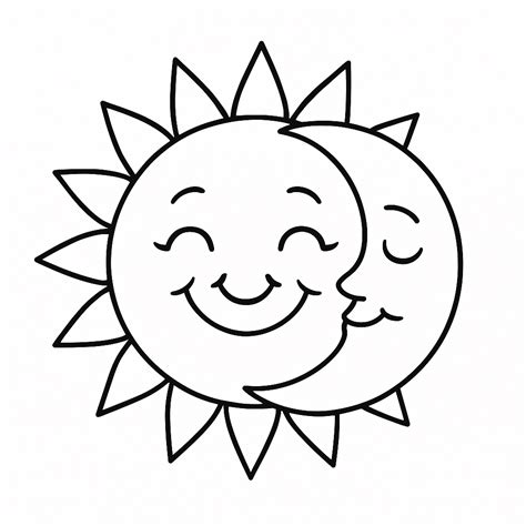 Desenho Para Colorir Do Sol
