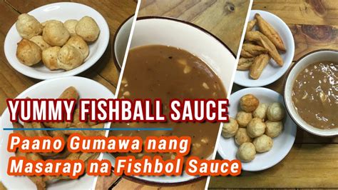 Paano Gumawa Ng Masarap Na Fishball Sauce Youtube