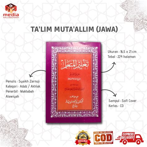 Jual Kitab Ta Lim Muta Allim Jawa Talim Mutaalim Terjemah Jawa