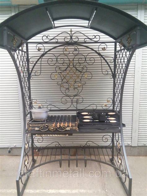 Кованый Мангал с Крышей "Герб" — Купить Недорого на Bigl.ua (673781270)
