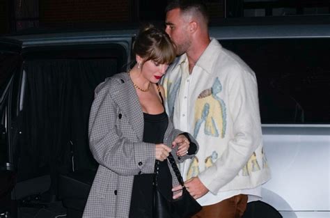 Taylor Swift Kisses Travis Kelce In New Photo