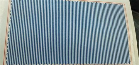 Poly Cotton Blue Striped Fabric At Rs Meter Anjur Phata Rahnal