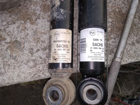 5206YR Амортизатор задний PSA Partner(Партнер)/Berlingo(Берлинго) B9 08 ...