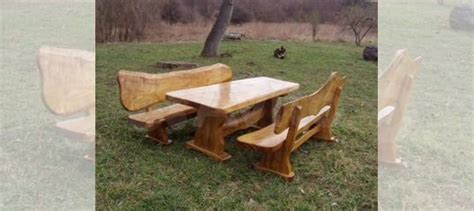 Стол и скамейки из массива дерева для бани и дачи купить в Самаре ...