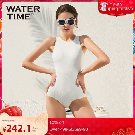 Watertime Swimsuit 2022 New Fashion One Piece Women Belly Covering Slimming Conservative Hot