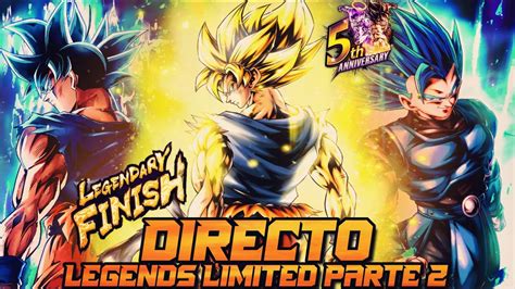 Dragon Ball Legends Directo Especial Nuevo Legends Limited Parte Y