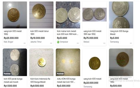 Jangan Dibuang Koin Kuno Rp500 Melati Dijual Dengan Harga Yang Mahal